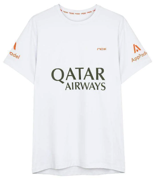Camiseta Nox Agustin Tapia Sponsors AT10 Blanco 2024