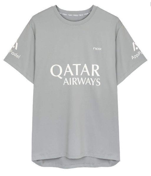 Camiseta Nox Agustin Tapia Sponsors AT10 Gris 2024
