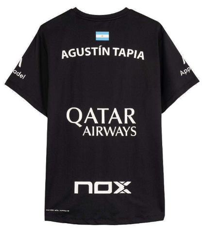 Camiseta Nox Agustin Tapia Sponsors AT10 Negro 2024