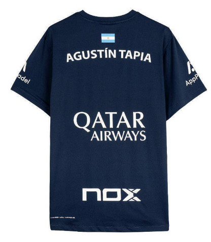 Camiseta Nox Agustin Tapia Sponsors AT10 Azul Oscuro 2024